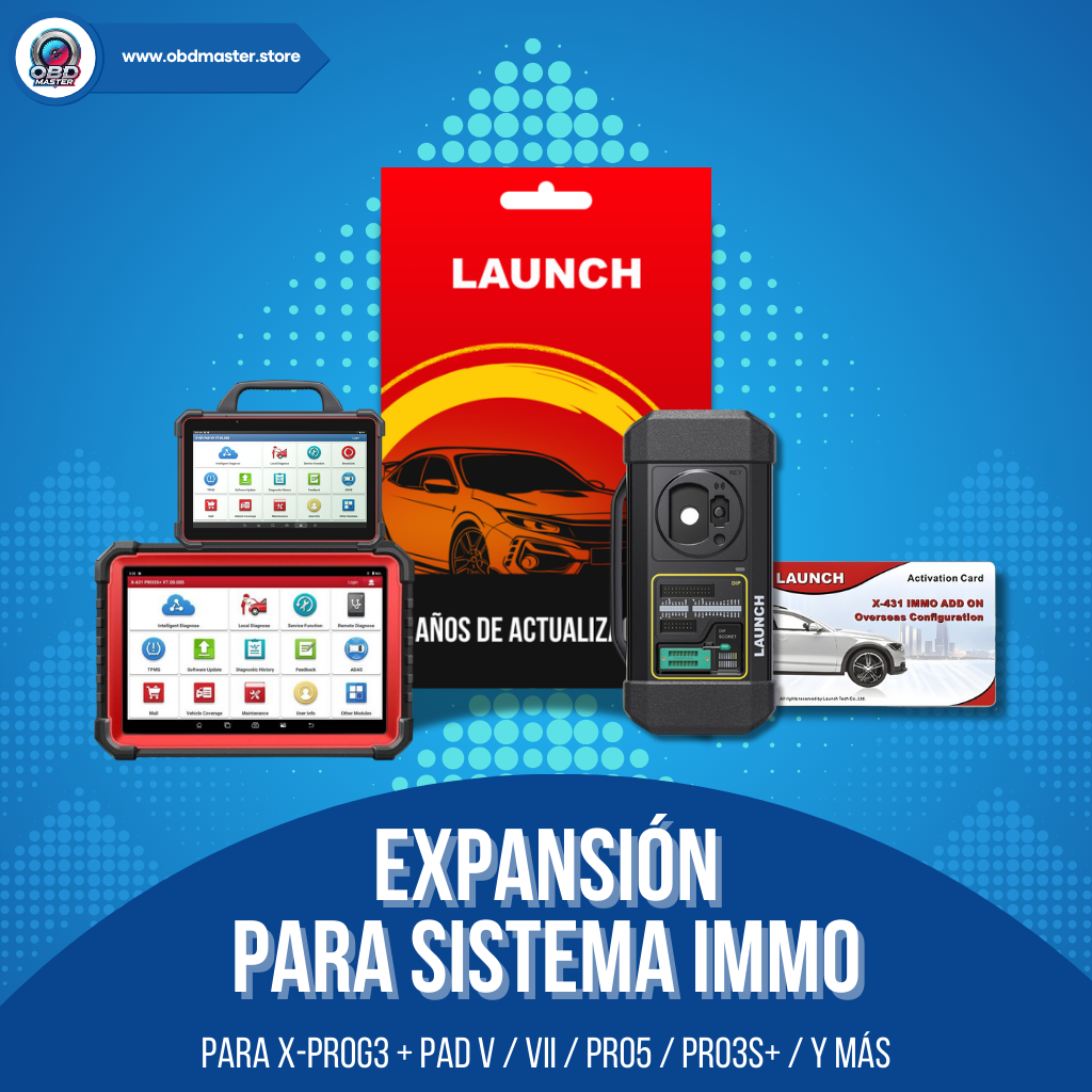Activación 2 Años - Funciones IMMO para Launch PAD V / VII / PRO5 / PRO3S+