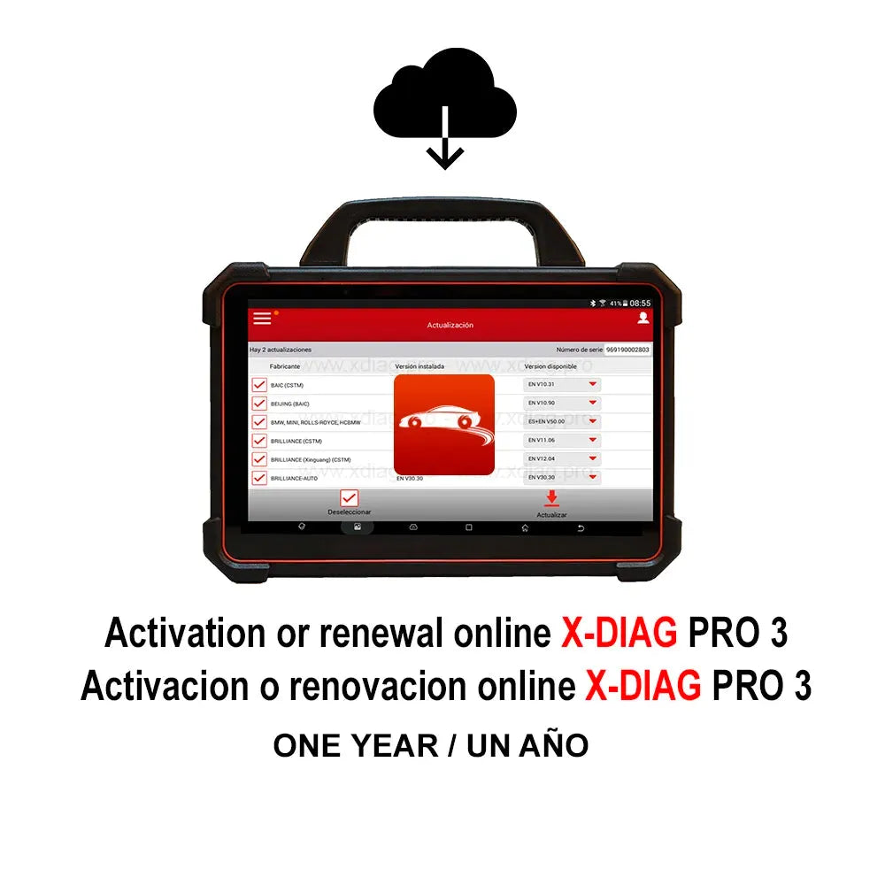 Renovación XD para Thinkdiag 2