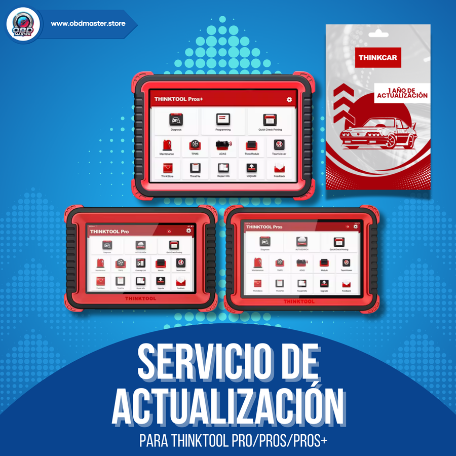 Thinkcar Thinktool Pro/Pros/Pros+ – Suscripción 1 año