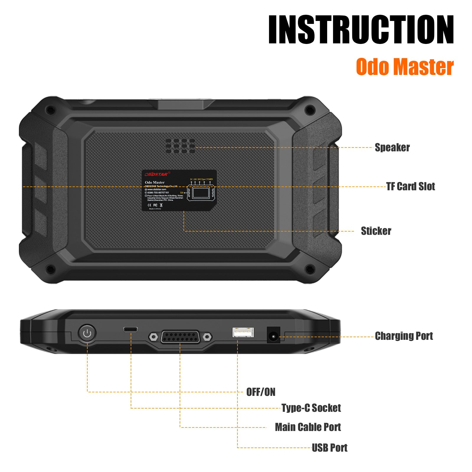 Modificador de Kilometraje vía OBD2 – OBDSTAR ODO MASTER