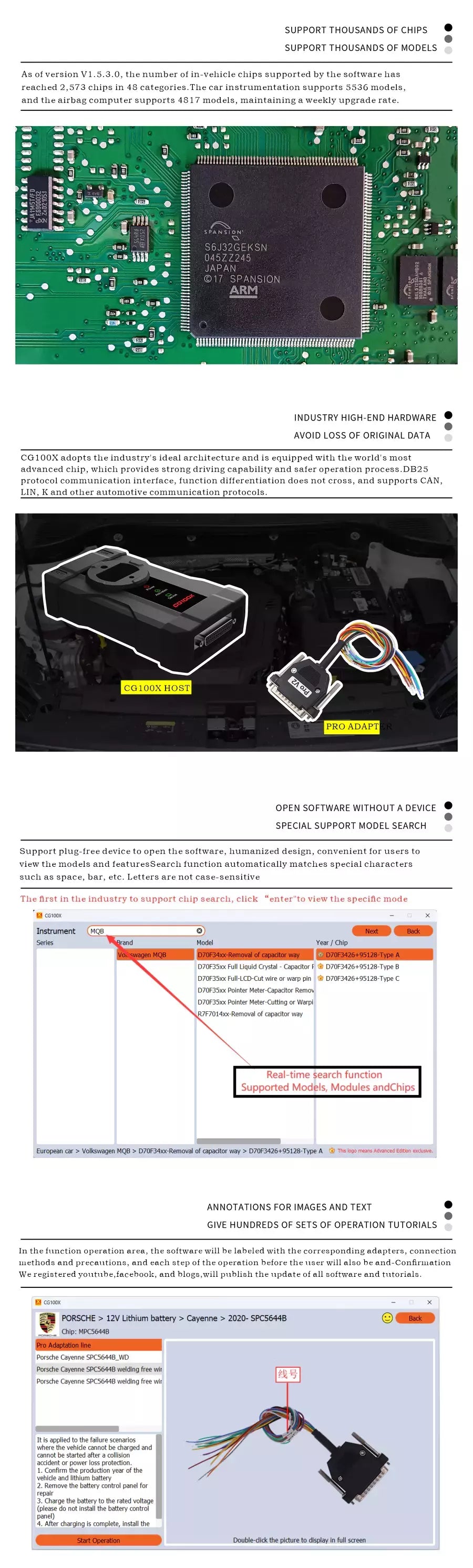 CGDI CG100X – Programador Automotriz para Airbag, EEPROM, BCM y Tableros