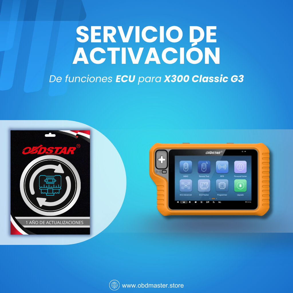 Activación - Clonación de ECU para X300 Classic G3 (Funciona como DC706)
