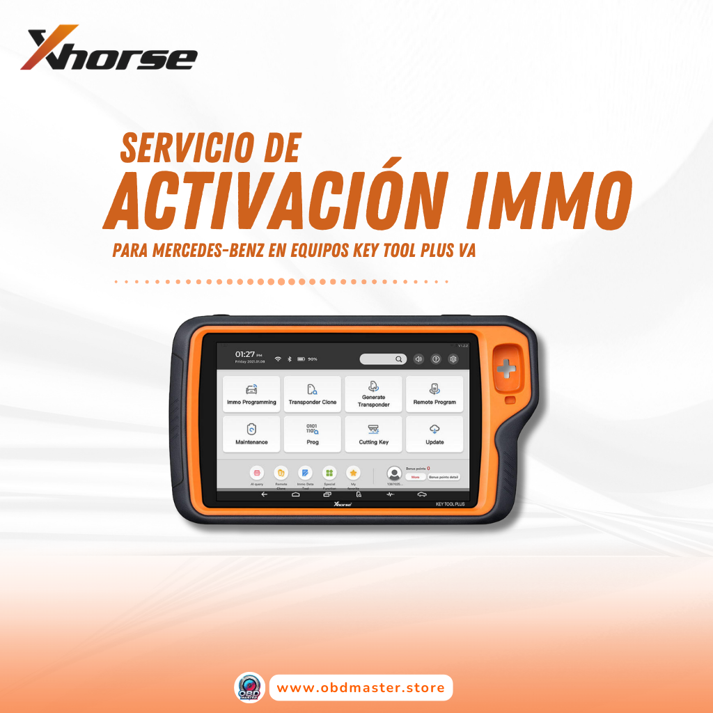 Licencia de Programación IMMO Mercedes Benz para Key Tool Plus Versión VA