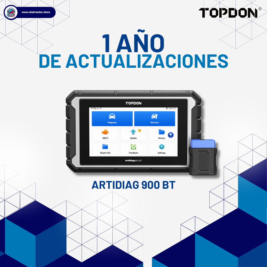 Actualización 1 Año Topdon ArtiDiag 900 BT