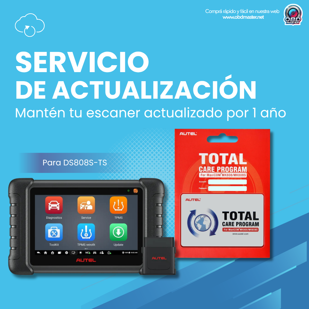 Autel DS808S-TS – Suscripción 1 año