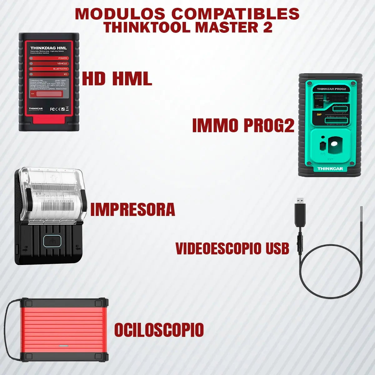 THINKCAR THINKTOOL Master II con Topología y 3 años de actualizaciones