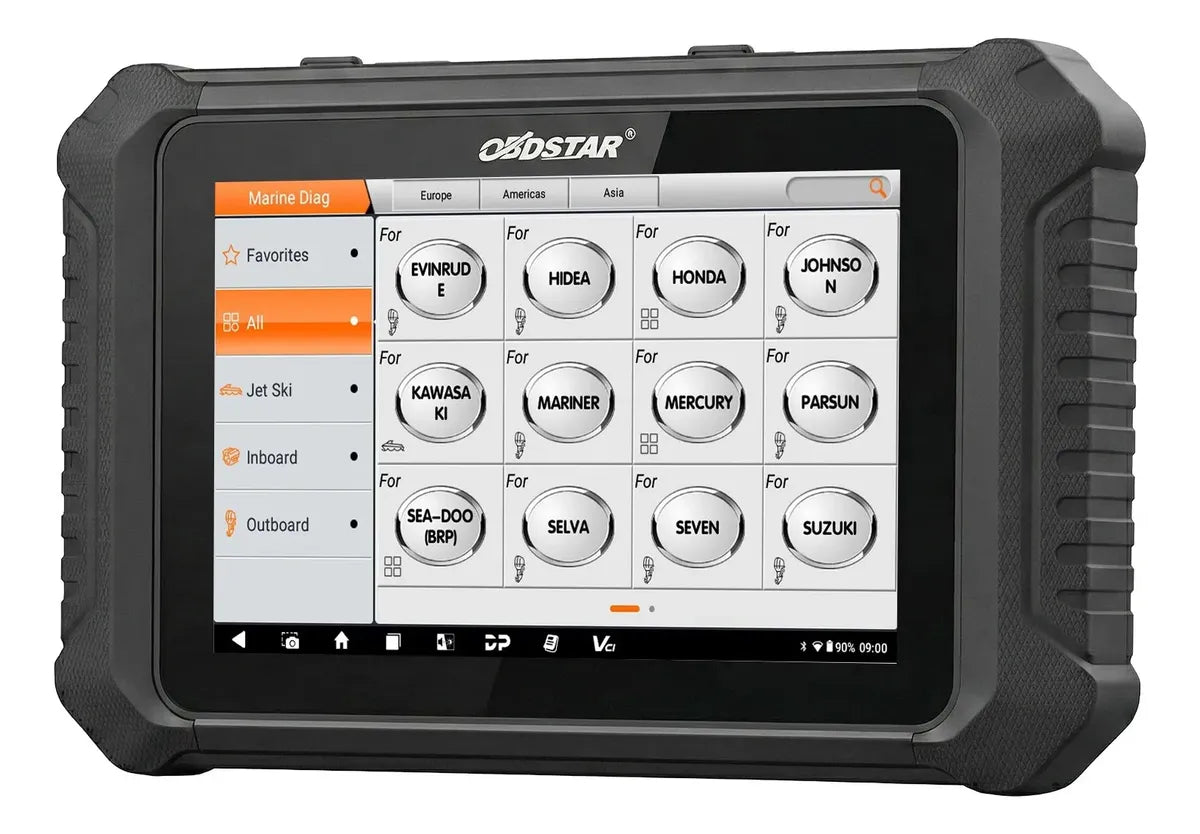OBDSTAR MarineMaster Full A+B+C+D – Escáner Marino Profesional Multimarca