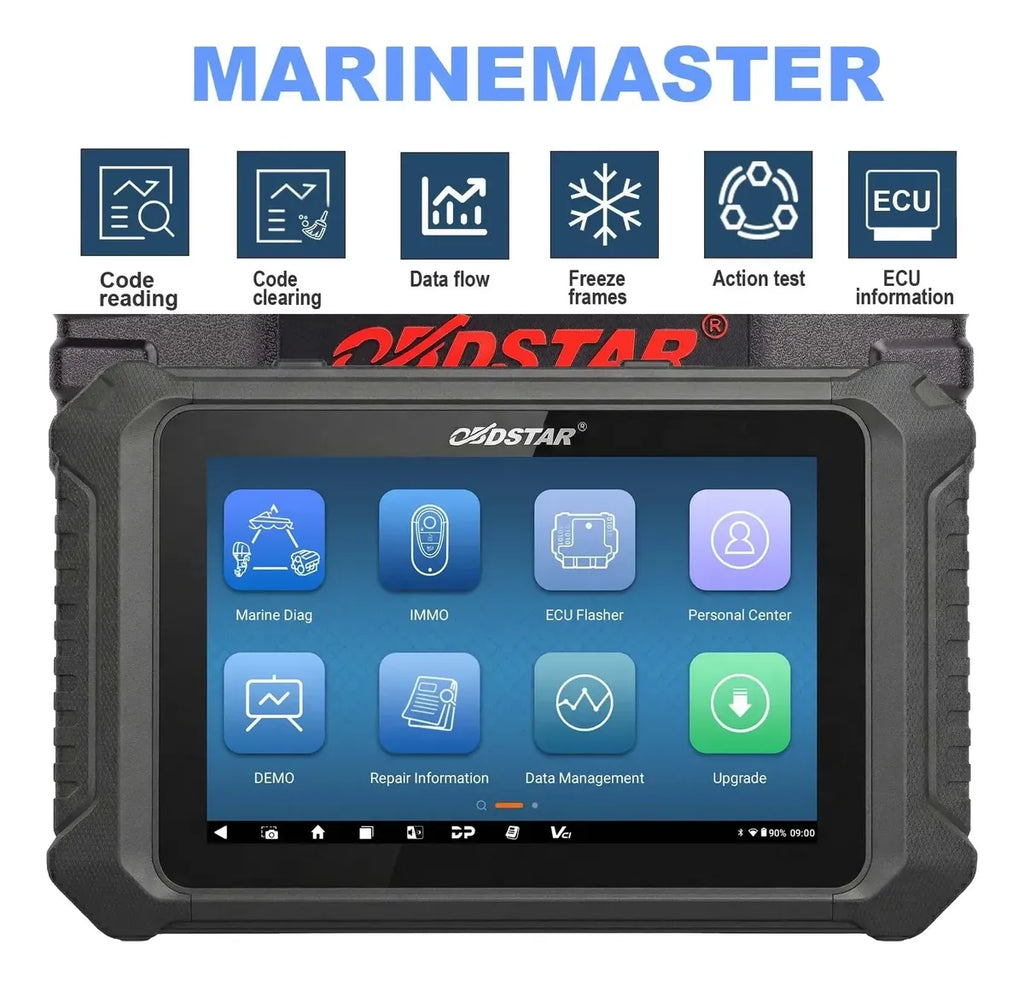 OBDSTAR MarineMaster Full A+B+C+D – Escáner Marino Profesional Multimarca