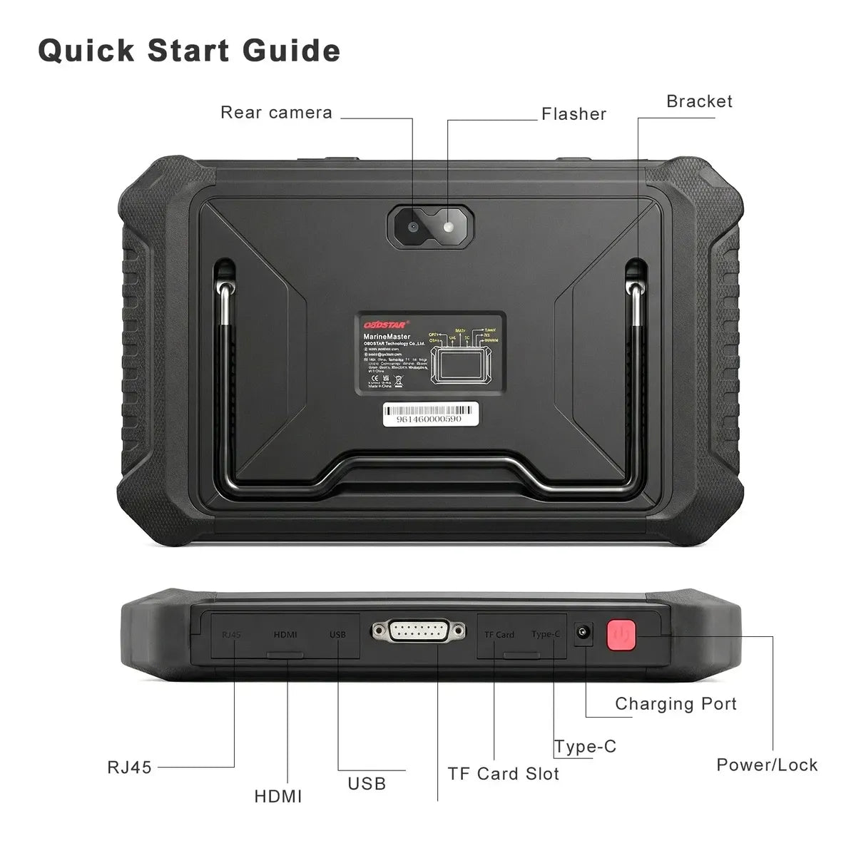 OBDSTAR MarineMaster Full A+B+C+D – Escáner Marino Profesional Multimarca