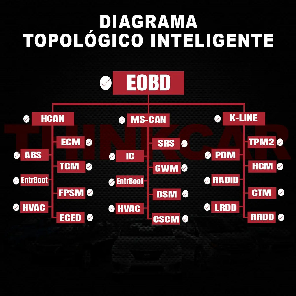 THINKCAR THINKTOOL Master II con Topología y 3 años de actualizaciones