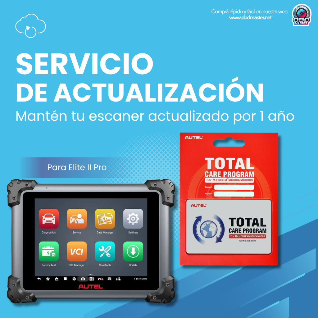 Autel MaxiSys Elite II Pro – Suscripción 1 año