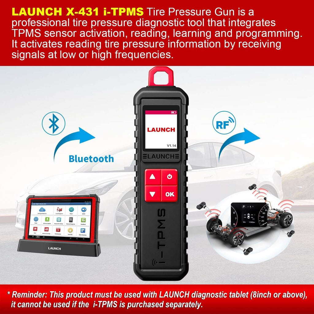 Escáner Automotriz LAUNCH CRP919 MAX Bluetooth + Programador de Sensores i-TPMS