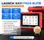 LAUNCH X431 PRO ELITE (Modelo 2026) - Scanner Profesional Bidireccional con Codificación ECU y Mapeo de Sistemas.