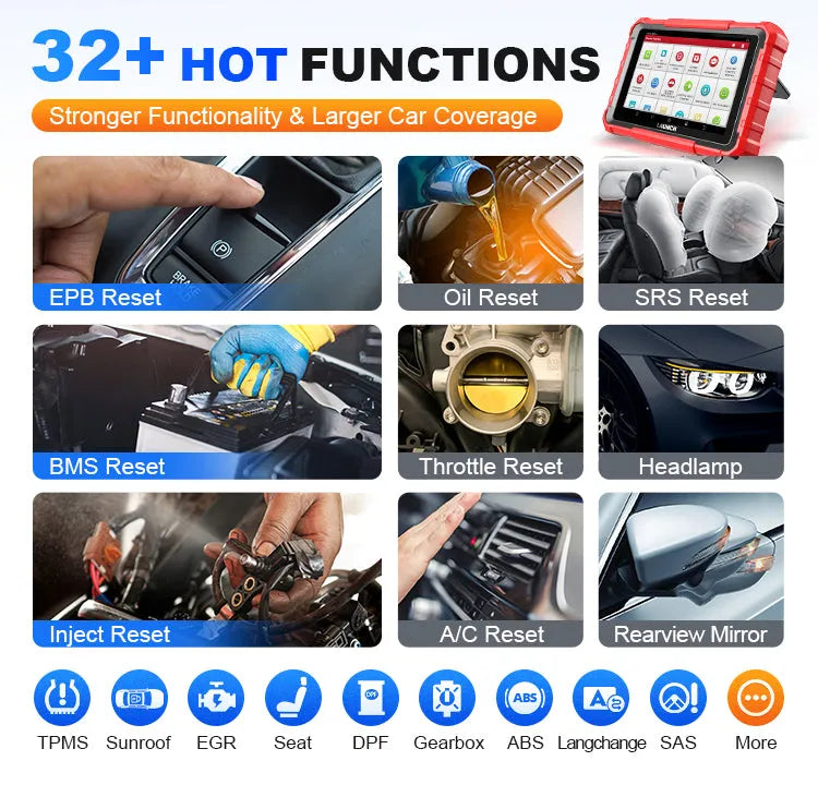 LAUNCH X431 PRO ELITE (Modelo 2026) - Scanner Profesional Bidireccional con Codificación ECU y Mapeo de Sistemas.