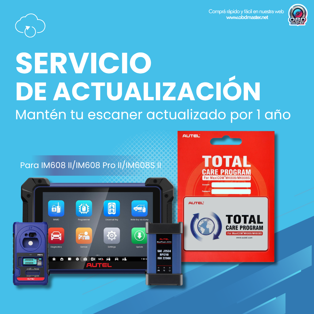 Autel MaxiIM IM608 II/ Autel IM608 Pro II/ IM608S II – Suscripción 1 año