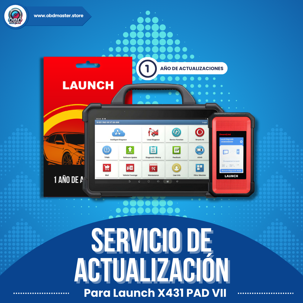 Renovación - Launch X431 PAD VII Elite (Autos Pasajeros) - 1 Año