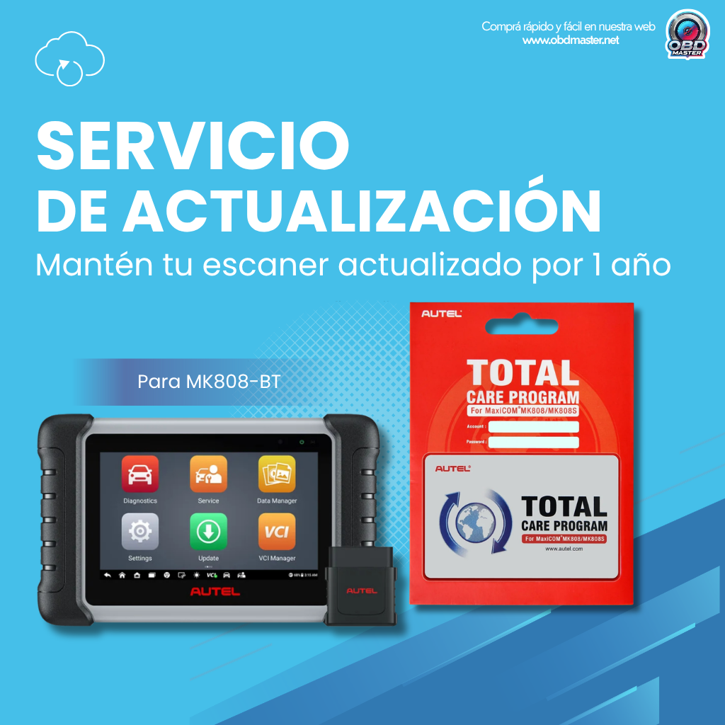 Autel MaxiCOM MK808BT – Suscripción 1 año