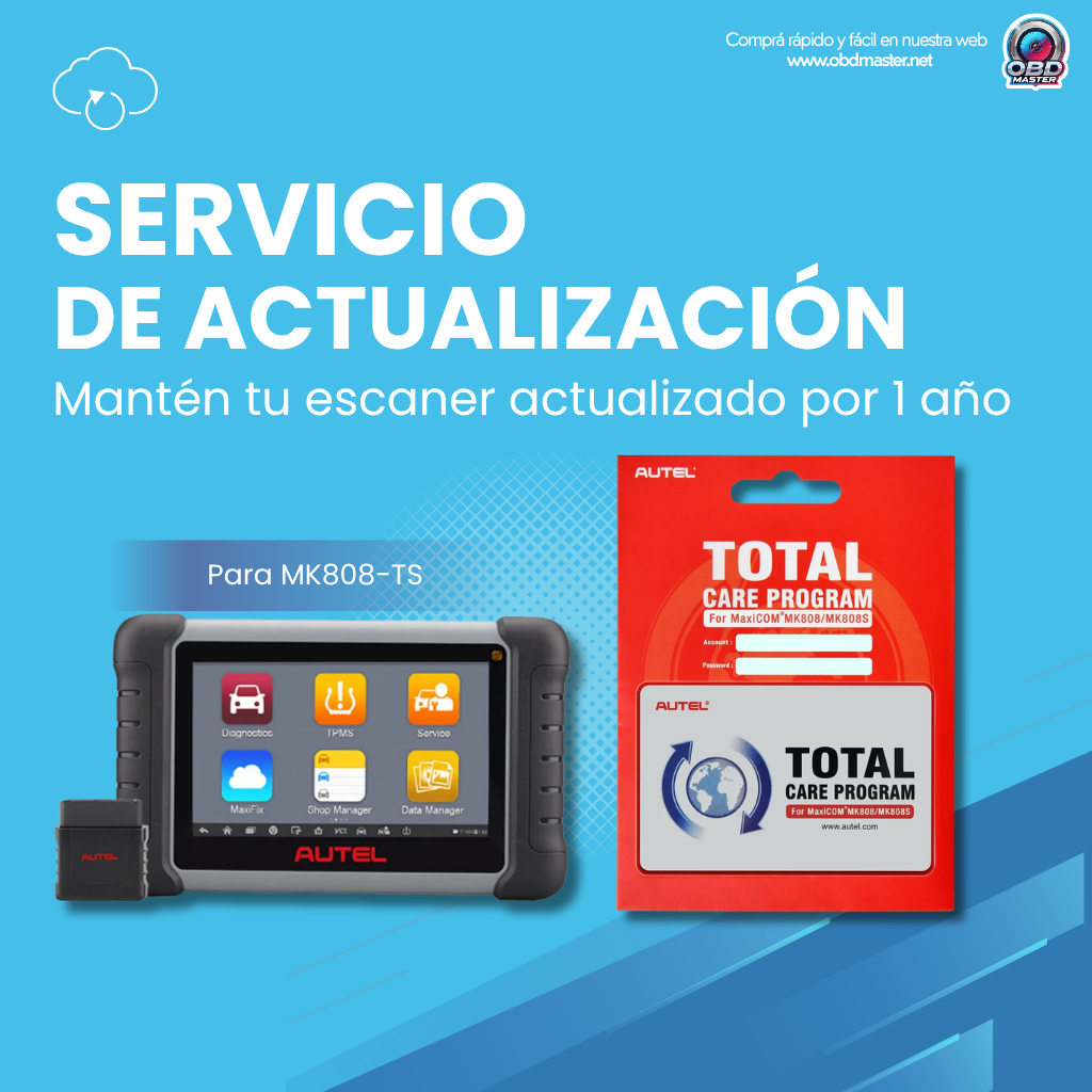 Autel MaxiCOM MK808TS – Suscripción 1 año