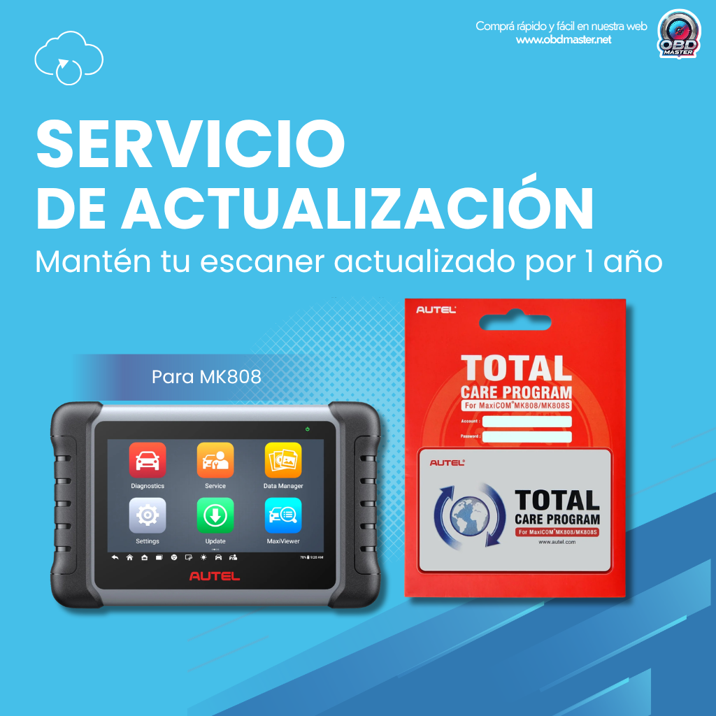 Autel MaxiCOM MK808 – Suscripción 1 año