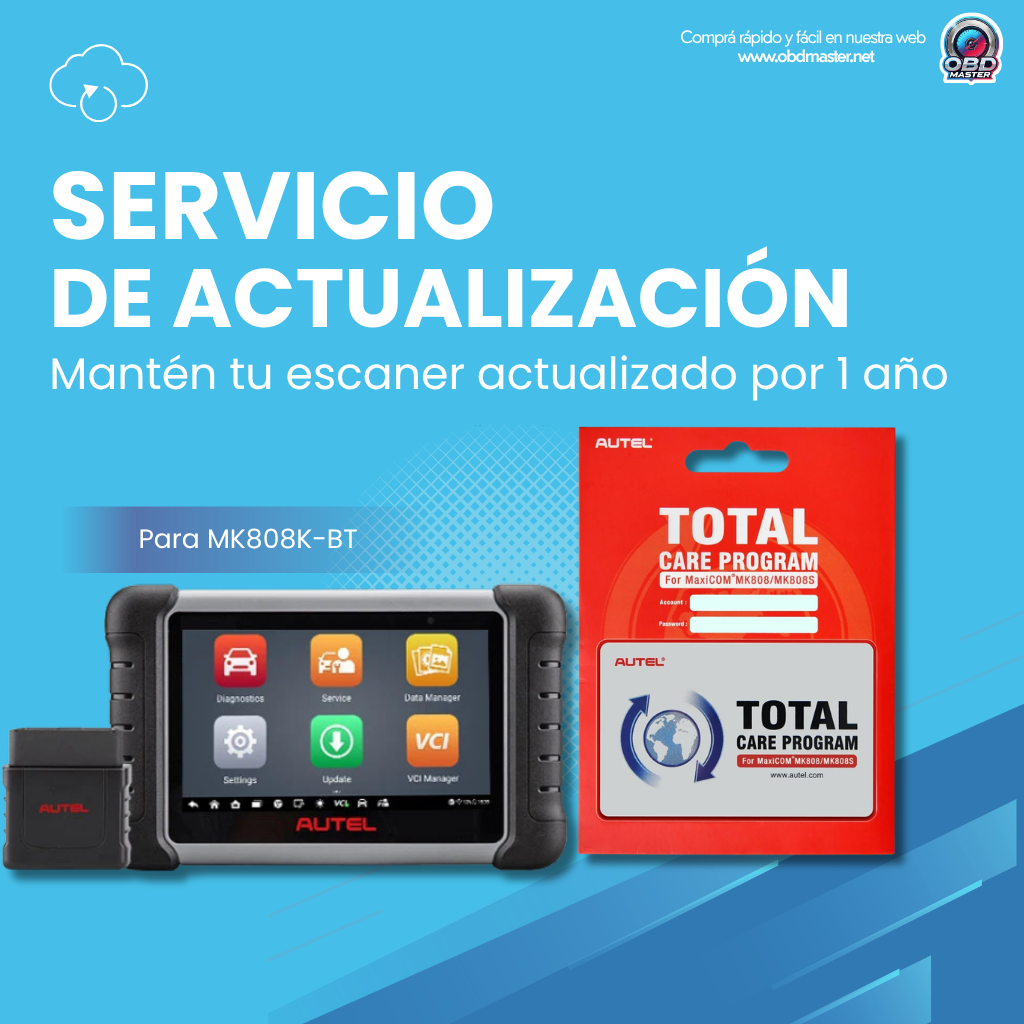Autel MaxiCOM MK808K-BT – Suscripción 1 año