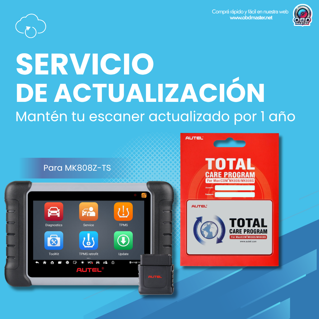 Autel MaxiCOM MK808Z-TS – Suscripción 1 año