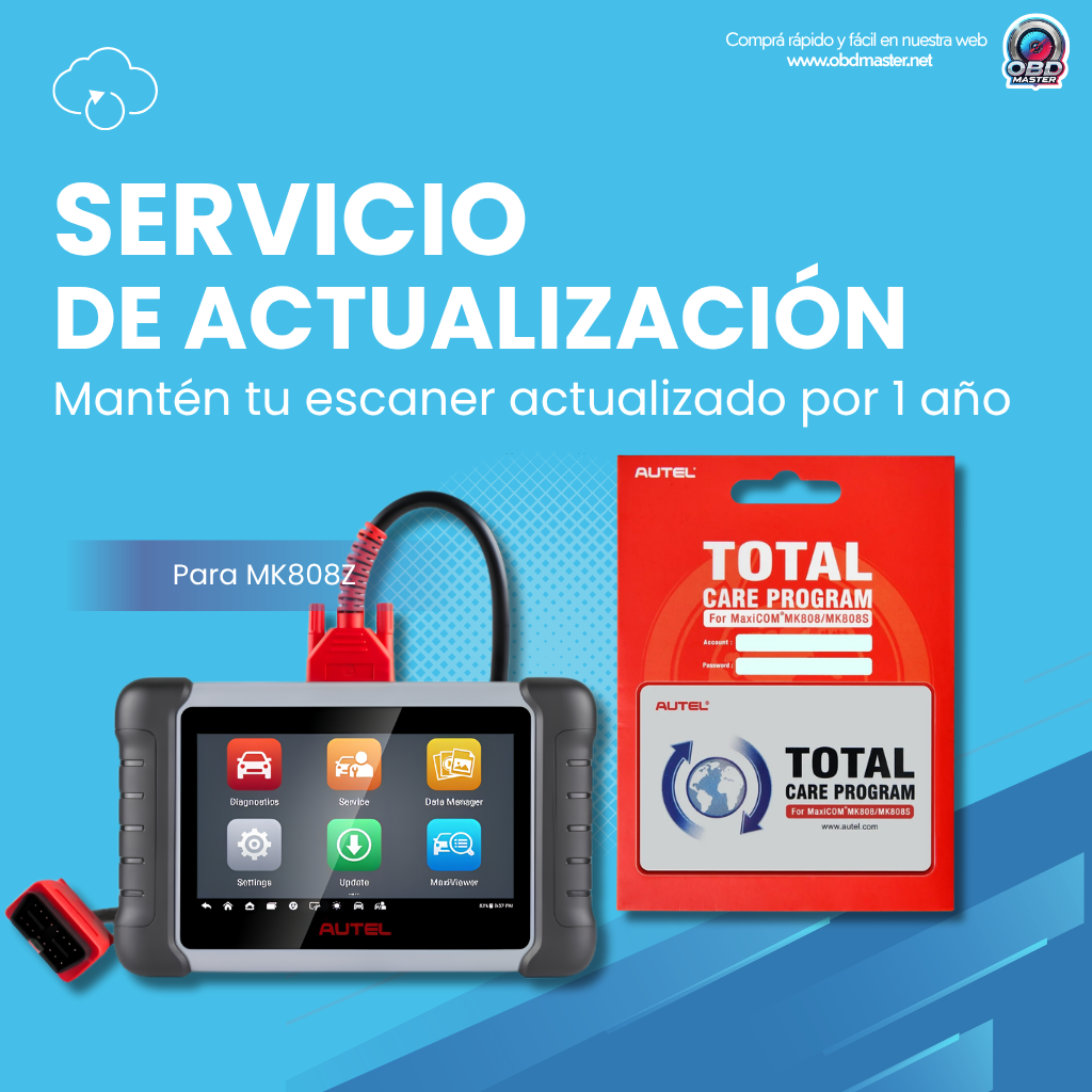 Autel MaxiCOM MK808Z – Suscripción 1 año