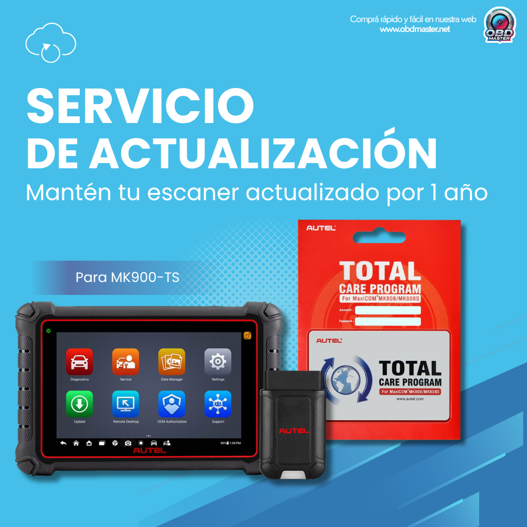 Autel MaxiCOM MK900TS MK900-TS – Suscripción 1 año