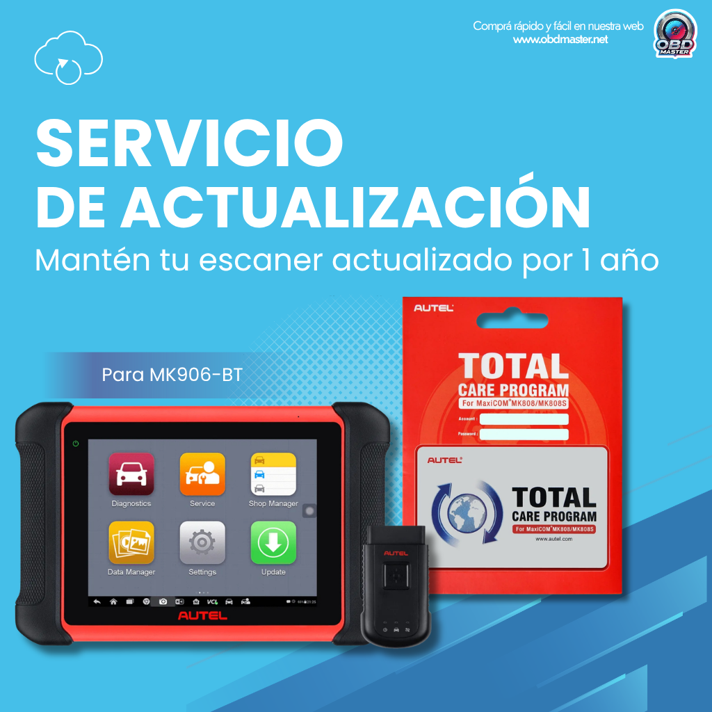 Autel MaxiCOM MK900-BT MK900BT – Suscripción 1 año