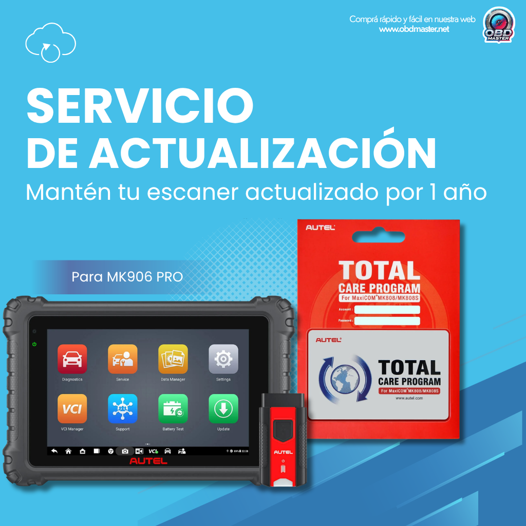 Autel MaxiCOM MK906 PRO – Suscripción 1 año