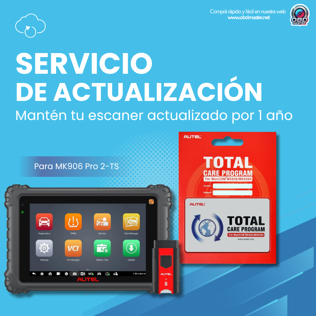 Autel MaxiCOM MK906 Pro2-TS – Suscripción 1 año