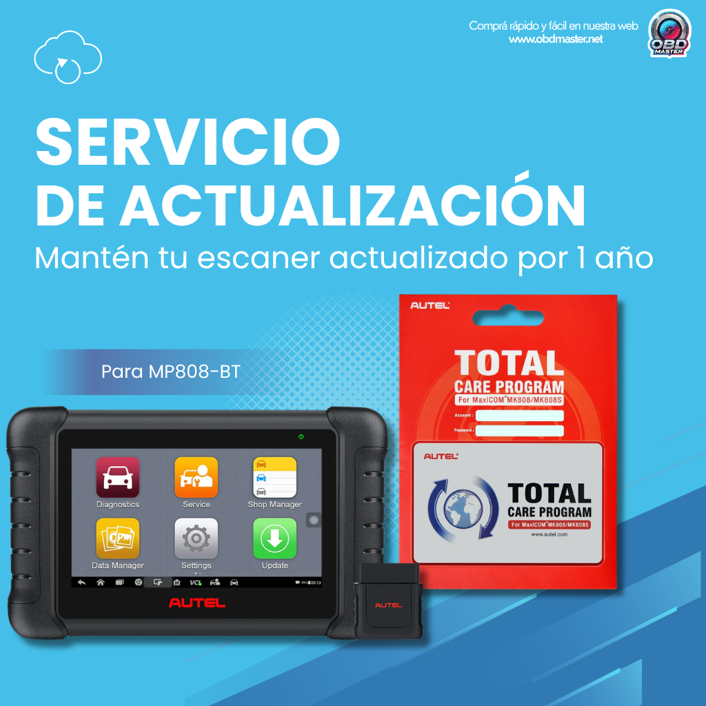 Autel MaxiPRO MP808BT – Suscripción 1 año