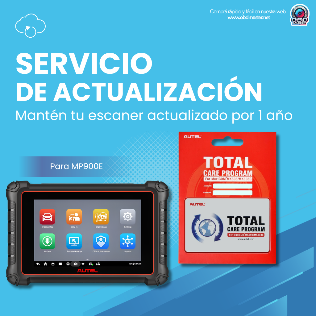 Autel MaxiPRO MP900E – Suscripción 1 año