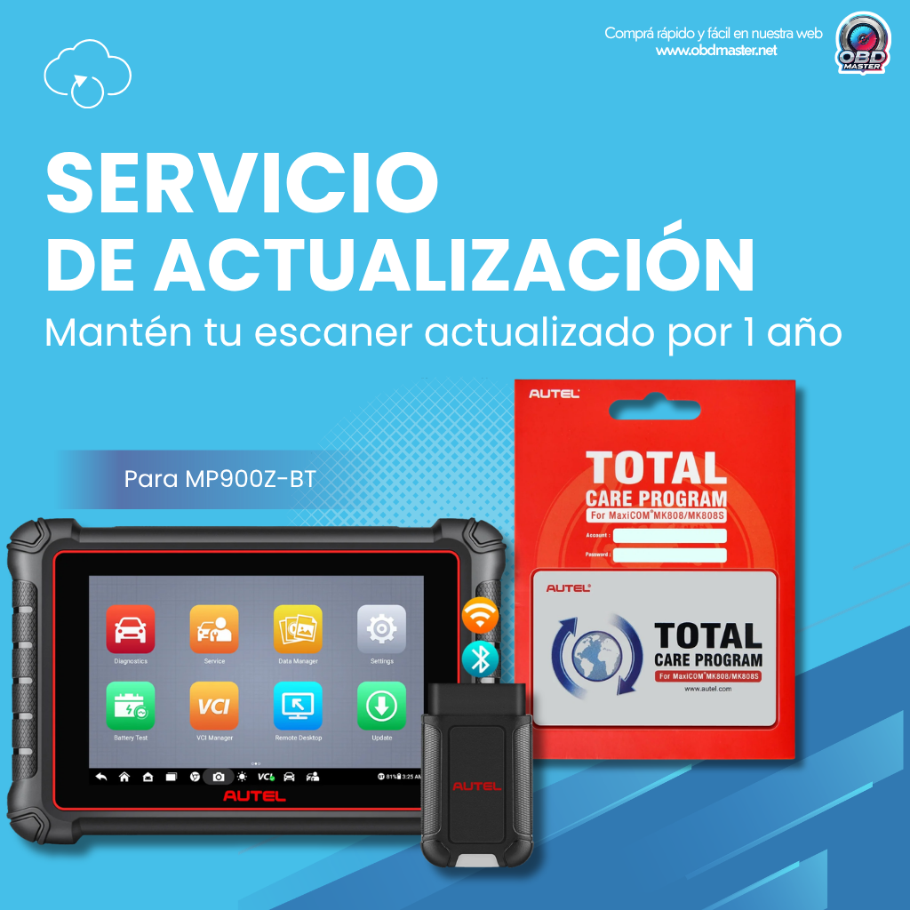 Autel MaxiPRO MP900Z-BT – Suscripción 1 año