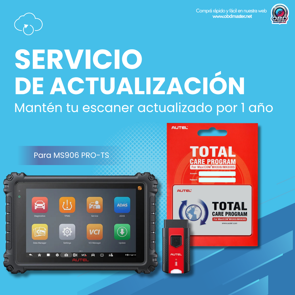 Autel Maxisys MS906 PRO-TS – Suscripción 1 año