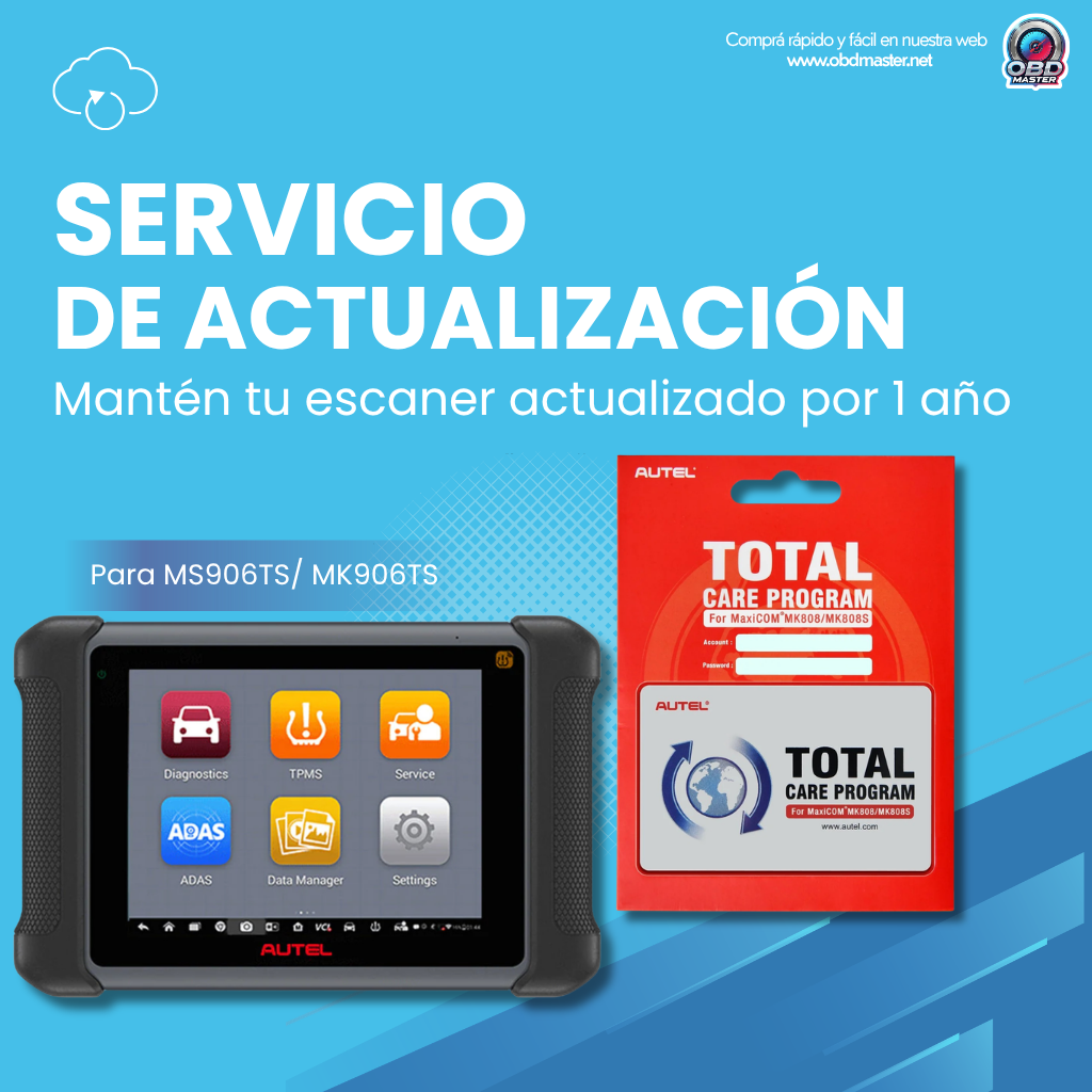 Autel Maxisys MS906TS/ MK906TS – Suscripción 1 año
