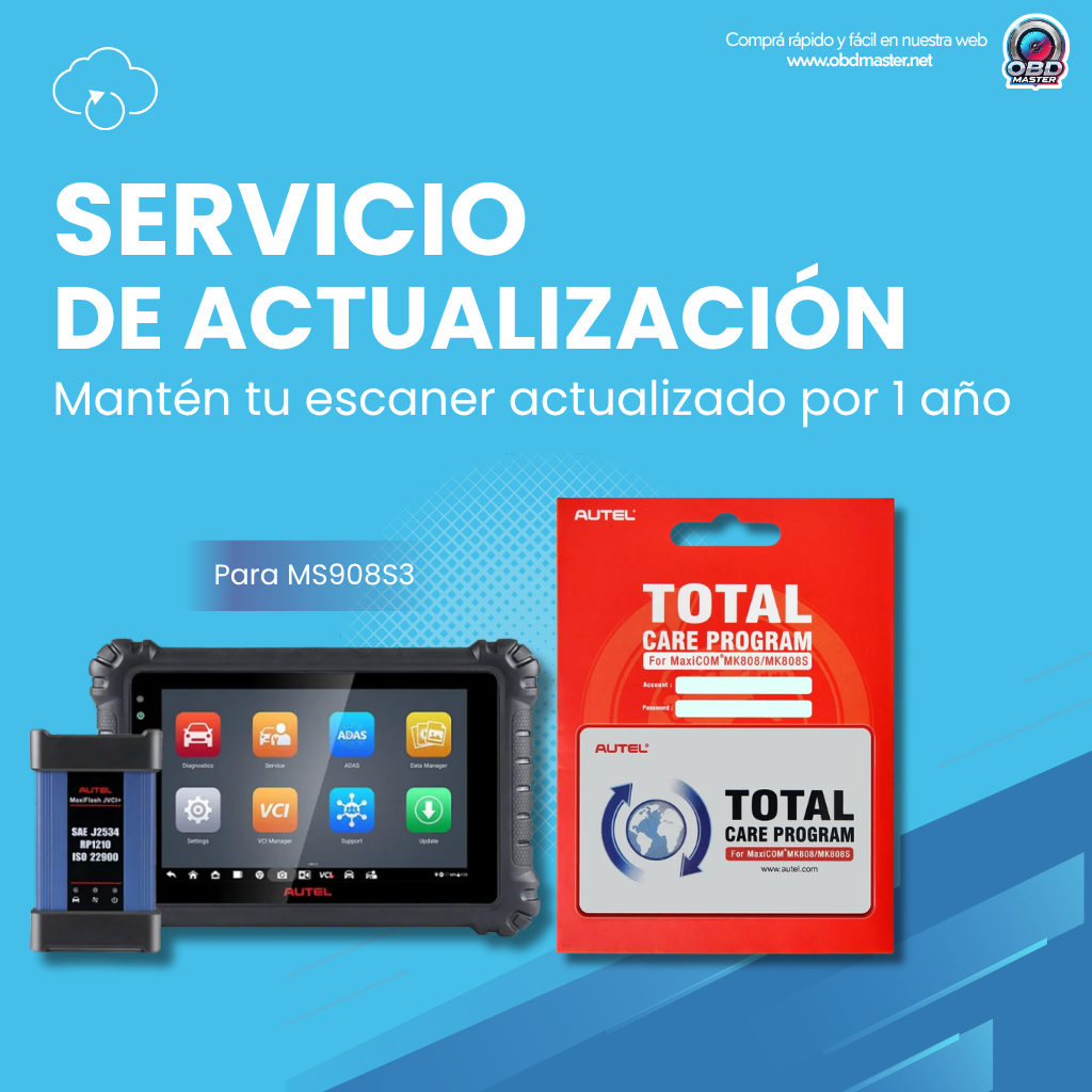 Autel Maxisys MS908S3 – Suscripción 1 año