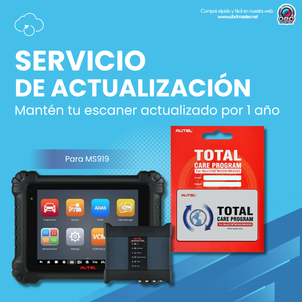 Autel Maxisys MS919 – Suscripción 1 año