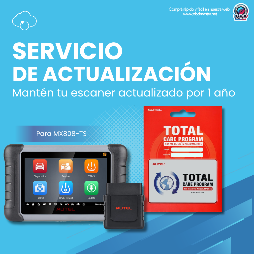 Autel MaxiCheck MX808TS – Suscripción 1 año