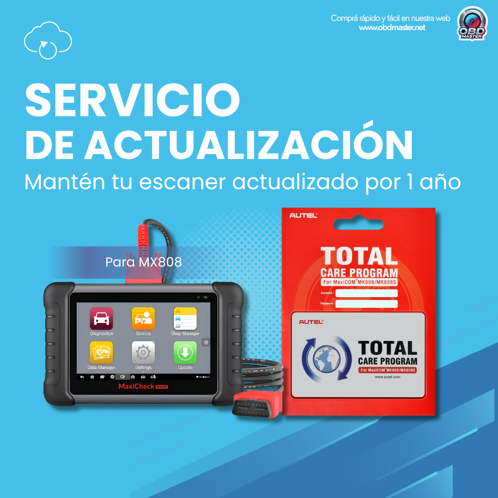 Autel MaxiCheck MX808 – Suscripción 1 año