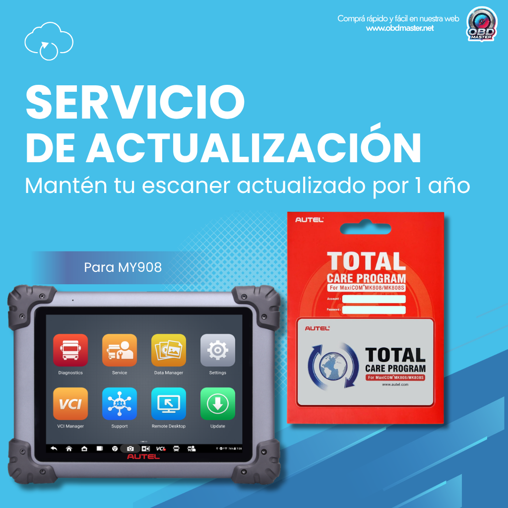 Autel Maxisys MY908 – Suscripción 1 año