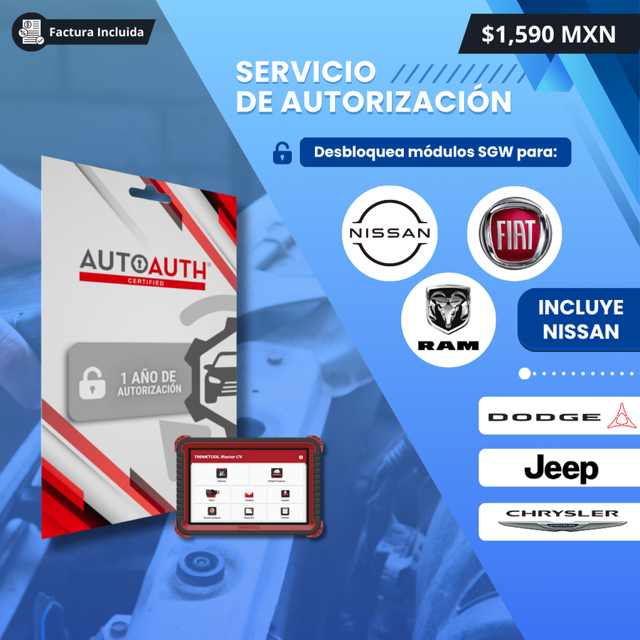 Licencia Anual FCA: Desbloqueo de Security Gateway (SGW) - 1 Escáner