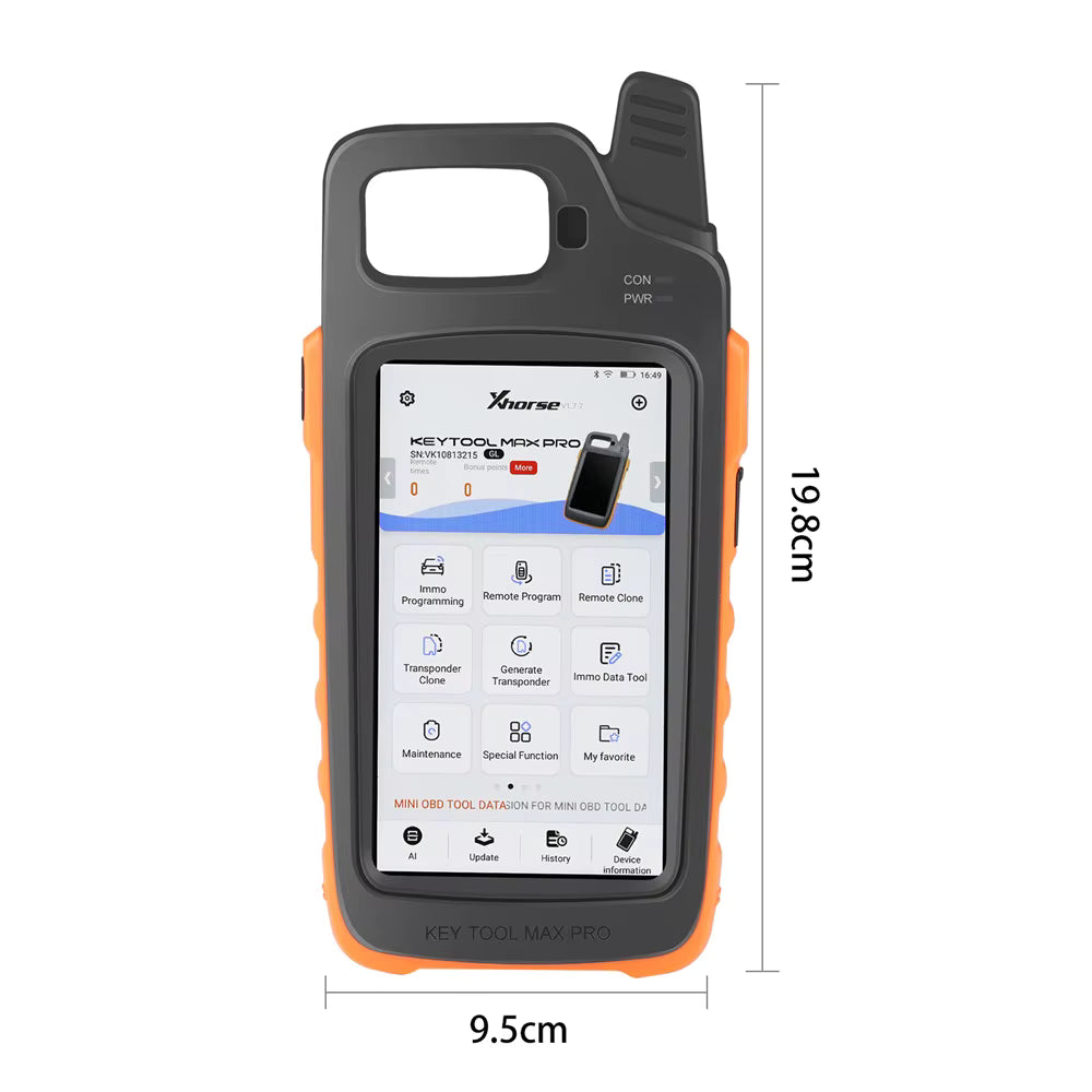 Xhorse VVDI Key Tool Max Pro – Programador de llaves, IMMO, ID48, OBD y CAN FD