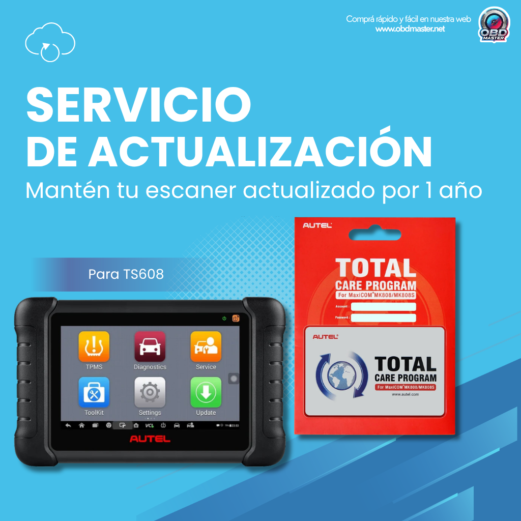 Autel MaxiTPMS TS608 – Suscripción 1 año