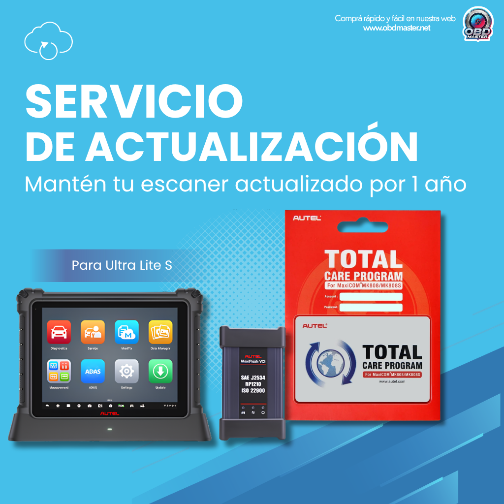Autel MaxiCOM Ultra Lite S – Suscripción 1 año