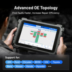 TOPDON ONE Plus – Escáner Profesional 10.1″ J2534, Programación ECU y Topología – equipamiento